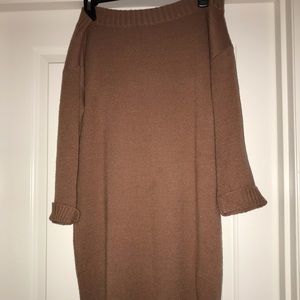 Off The Shoulder Sweater Dress